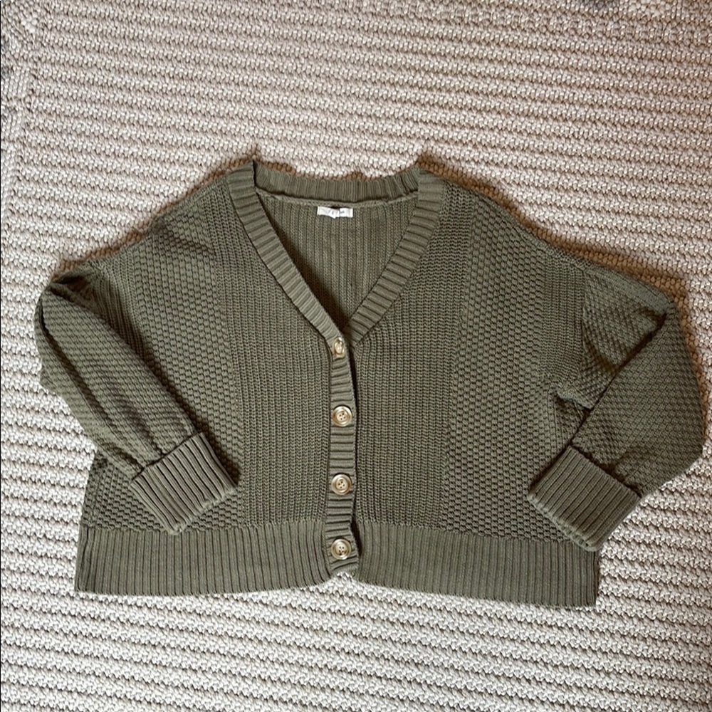 Cozy Knit Cardigan with Relaxed Fit